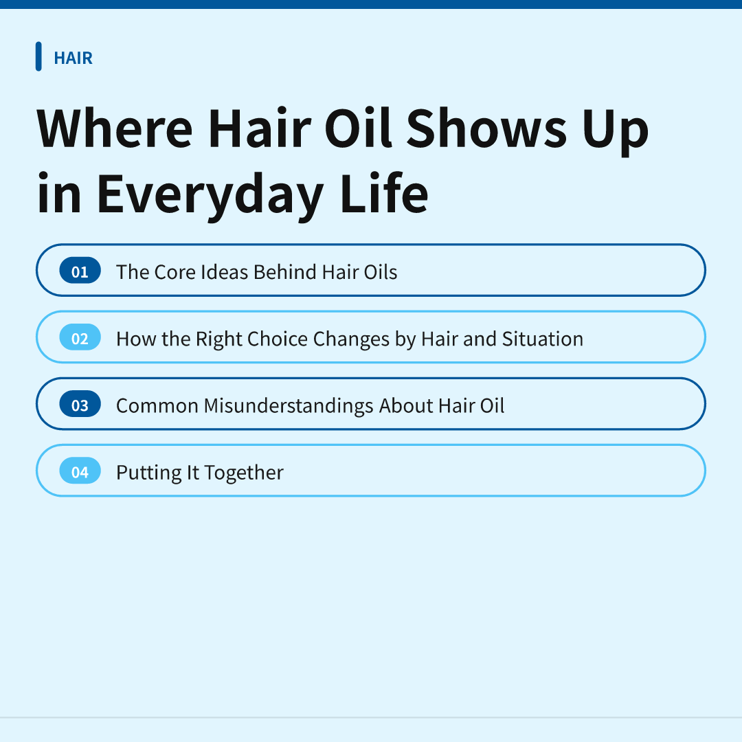 Where Hair Oil Shows Up in Everyday Life