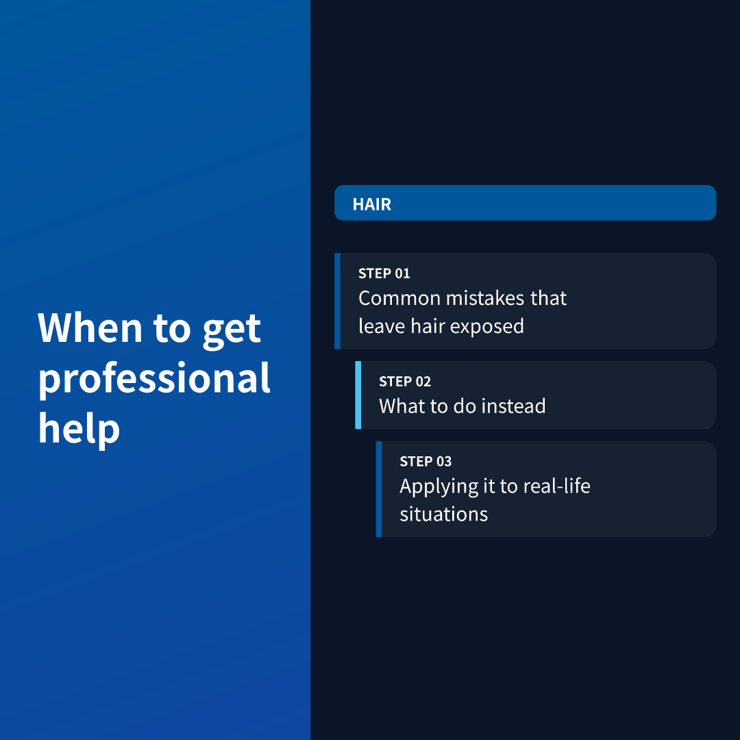 When to get professional help