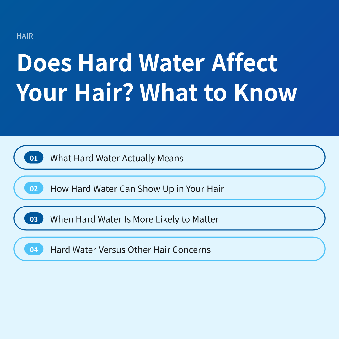 Does Hard Water Affect Your Hair? What to Know - does hard water affect your hair