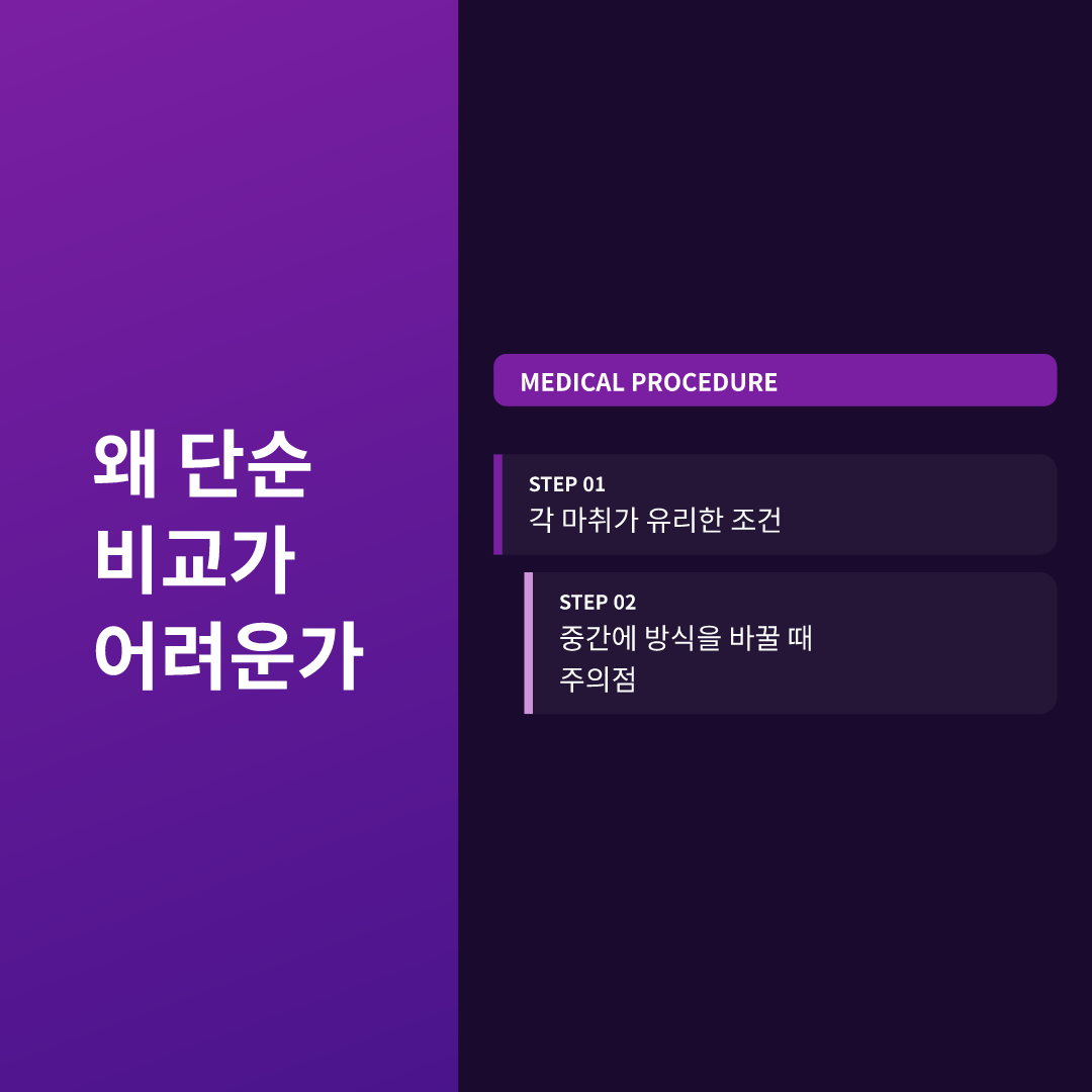 왜 단순 비교가 어려운가