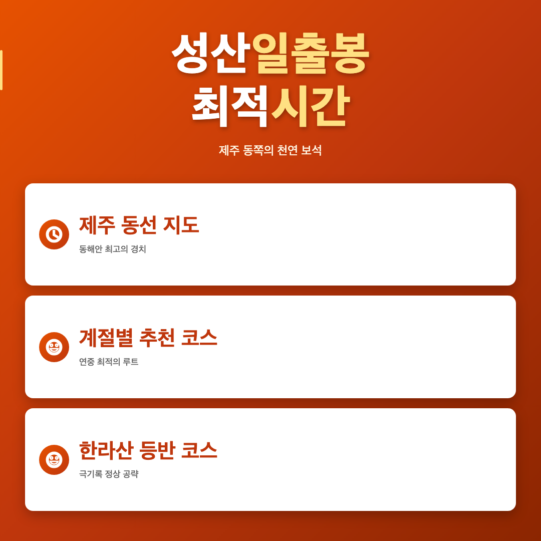 제주도 여행 코스 추천: 처음 가는 여행자를 위한 동선 정리 이미지 3