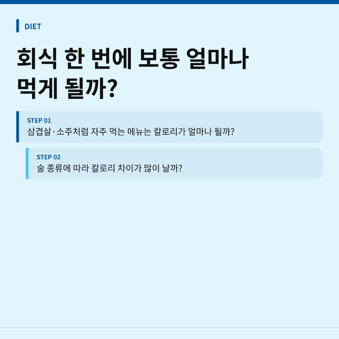 회식 한 번에 보통 얼마나 먹게 될까? - 직장인 회식 칼로리