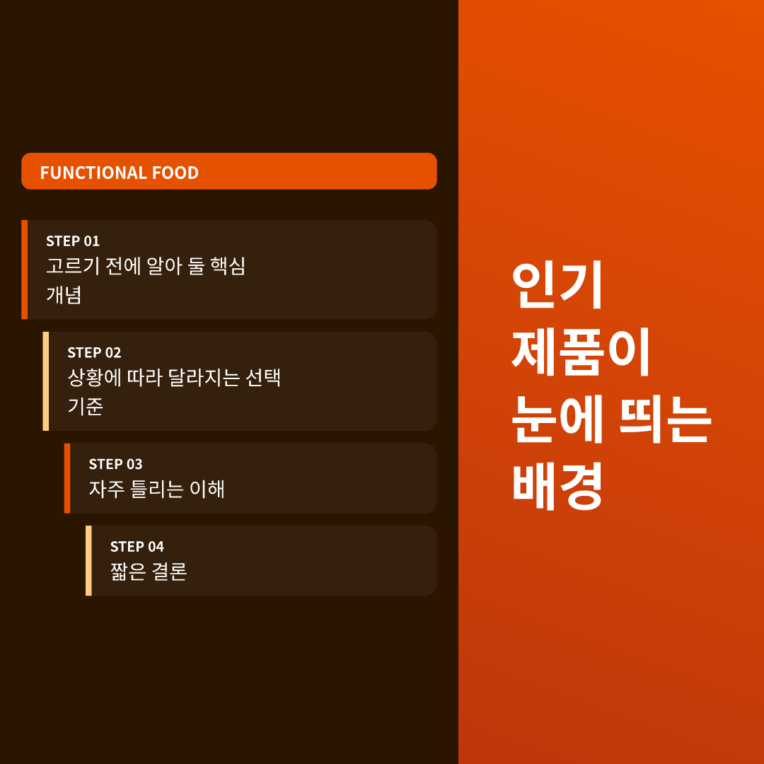 인기 제품이 눈에 띄는 배경