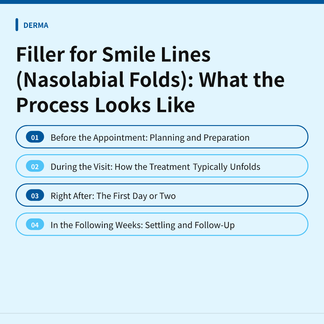 Filler for Smile Lines (Nasolabial Folds): What the Process Looks Like - filler for smile lines nasolabial