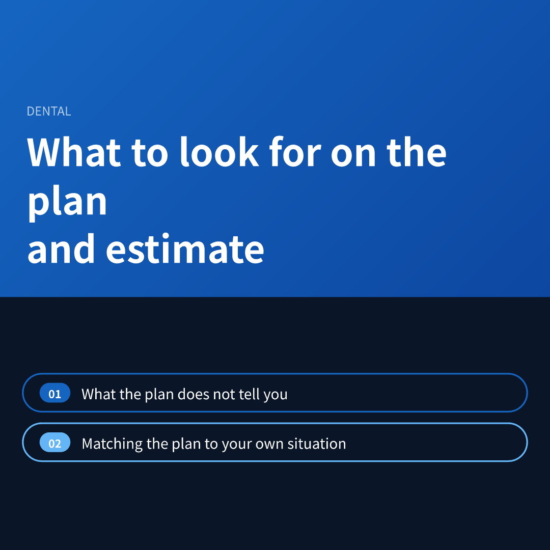 What to look for on the plan and estimate
