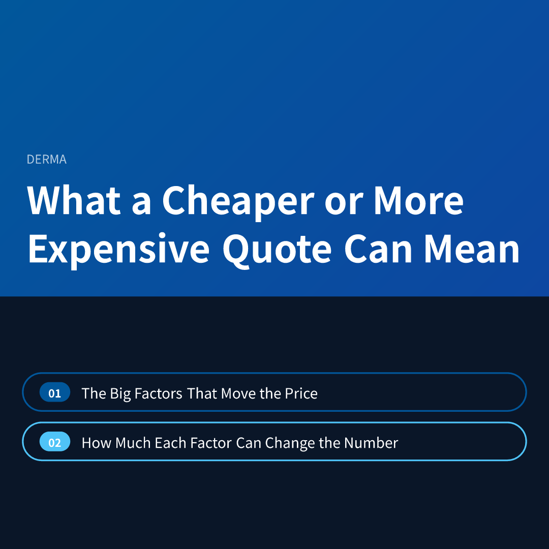 What a Cheaper or More Expensive Quote Can Mean