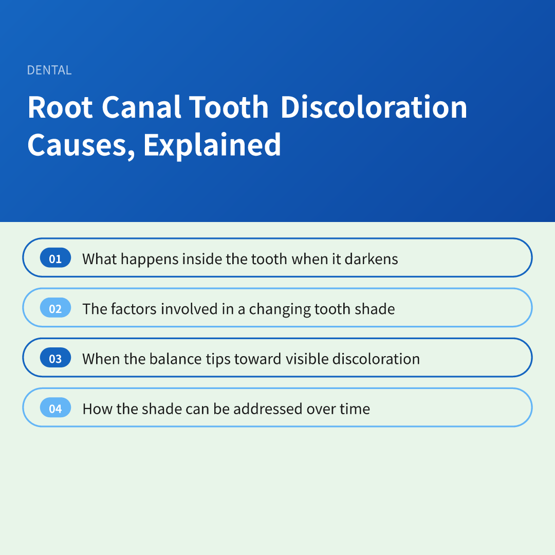 Root Canal Tooth Discoloration Causes, Explained - root canal tooth discoloration causes