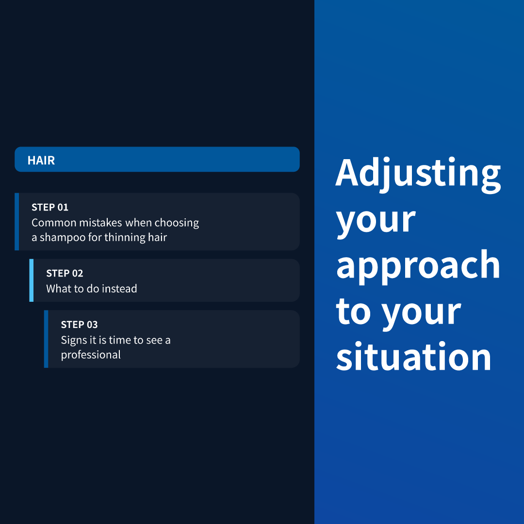 Adjusting your approach to your situation