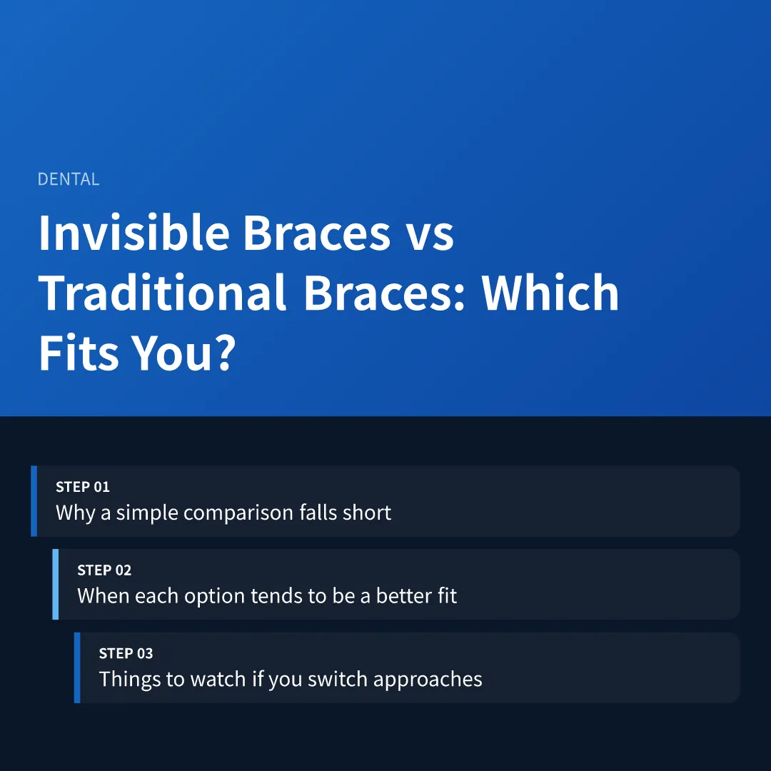 Invisible Braces vs Traditional Braces: Which Fits You? - invisible braces vs traditional braces