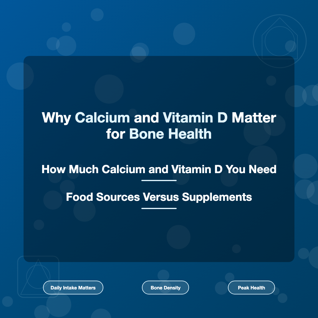 Why Calcium and Vitamin D Matter for Bone Health - calcium vitamin d bone health