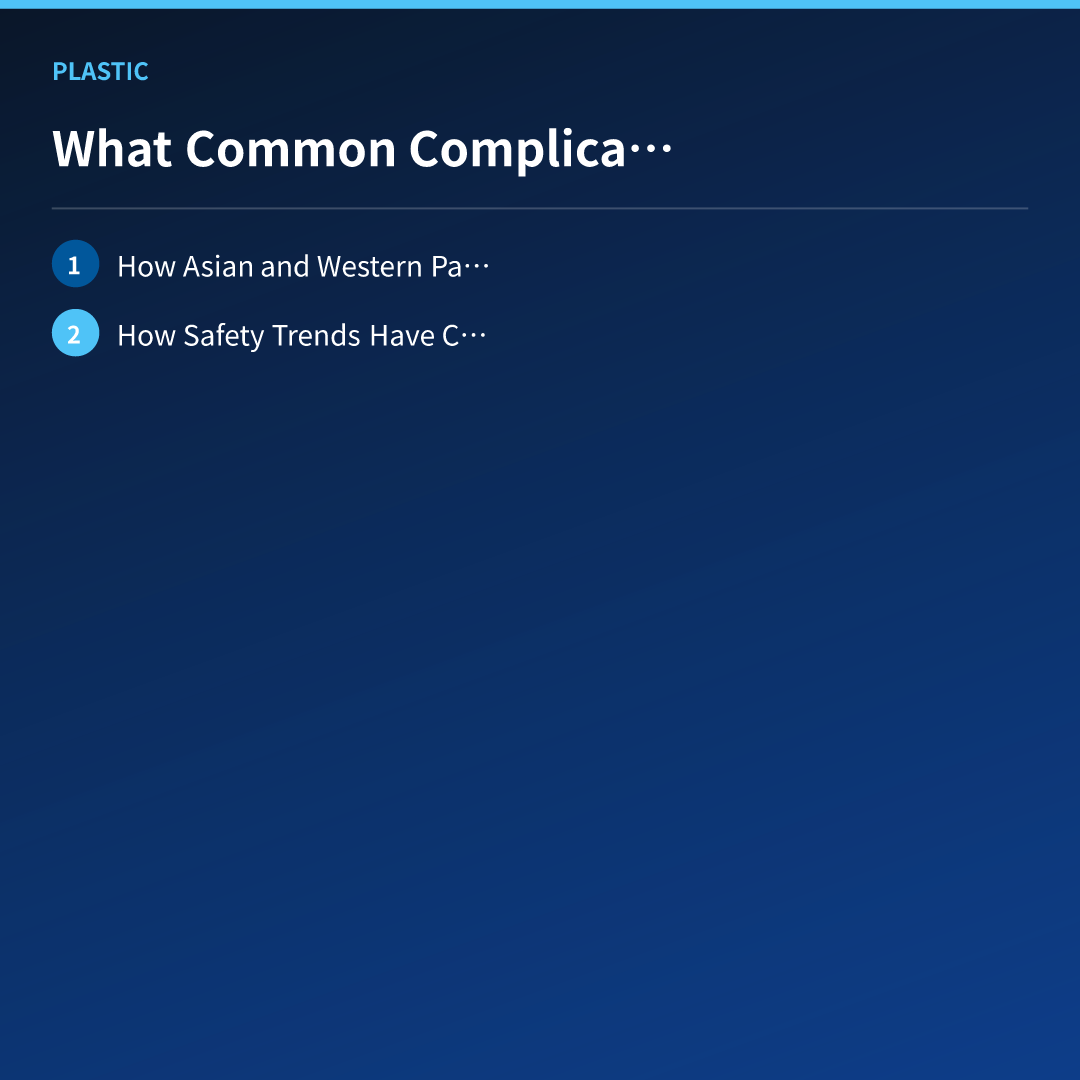 What Common Complications Actually Mean - plastic surgery risks complications