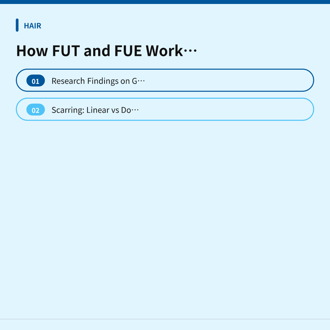 How FUT and FUE Work: Core Differences - FUT vs FUE hair transplant comparison