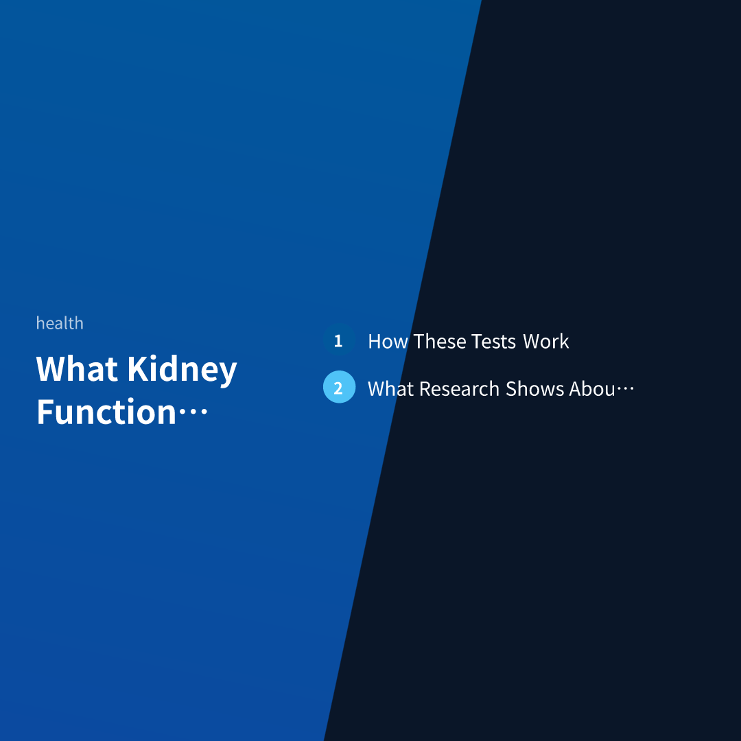 What Kidney Function Tests Measure - kidney function test numbers explained