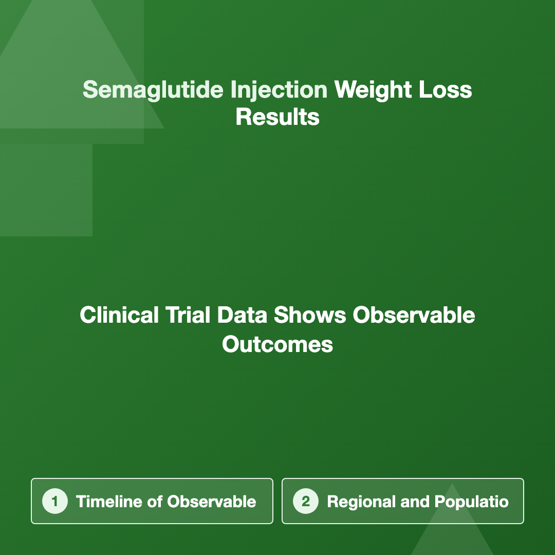 What Clinical Trial Data Shows About Weight Loss Outcomes - semaglutide injection weight loss results