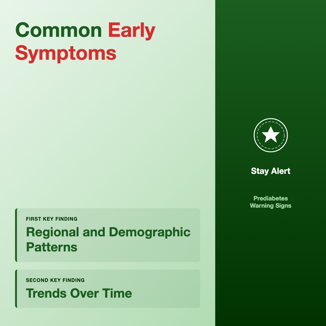 Common Early Symptoms - prediabetes warning signs
