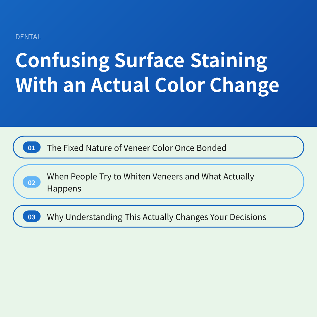 Confusing Surface Staining With an Actual Color Change