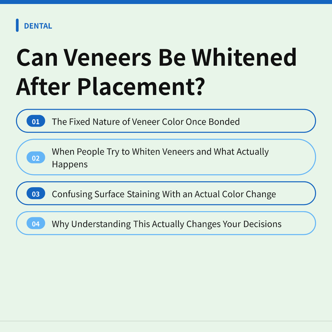 Can Veneers Be Whitened After Placement? image 2