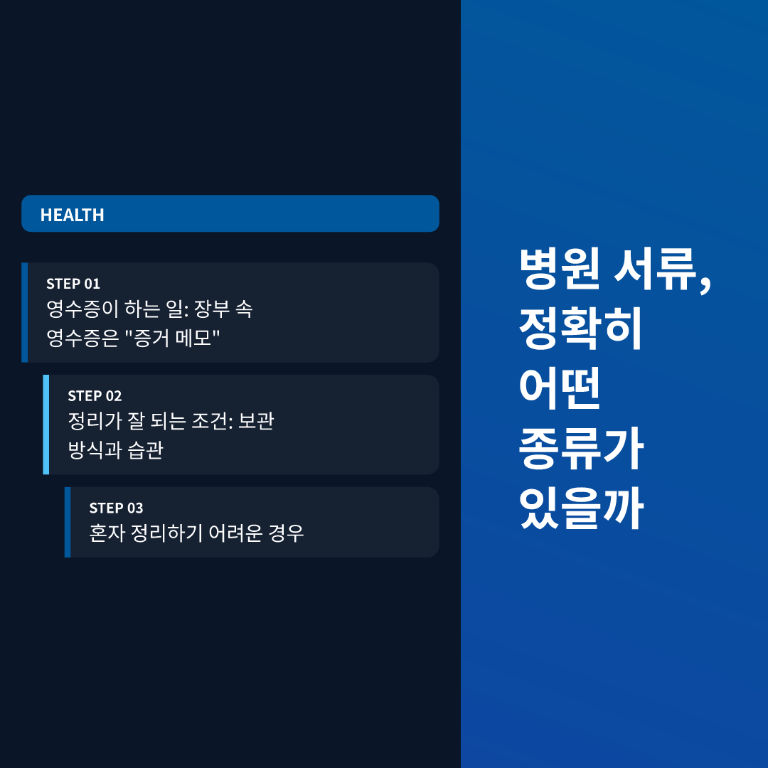 병원 서류, 정확히 어떤 종류가 있을까