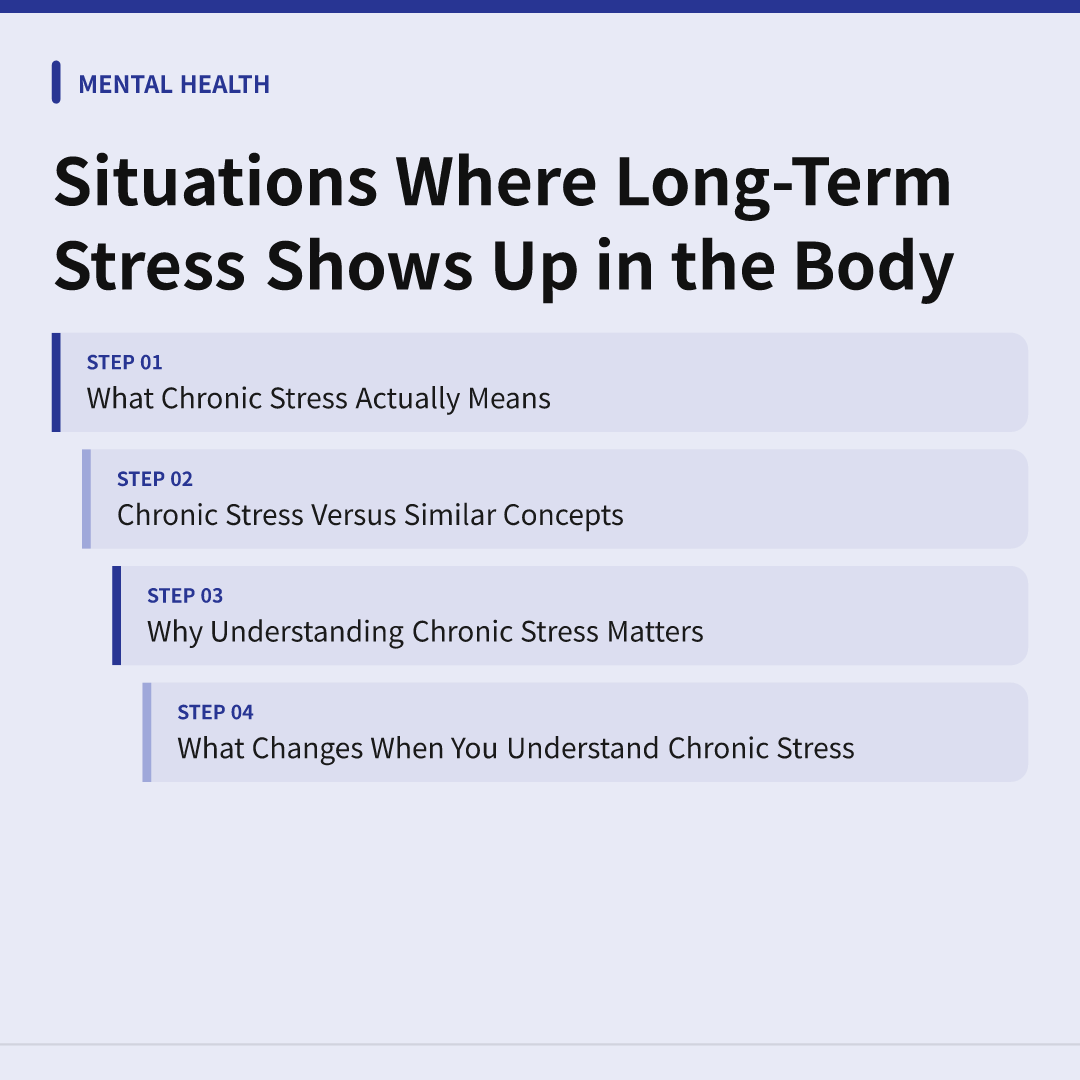 Situations Where Long-Term Stress Shows Up in the Body