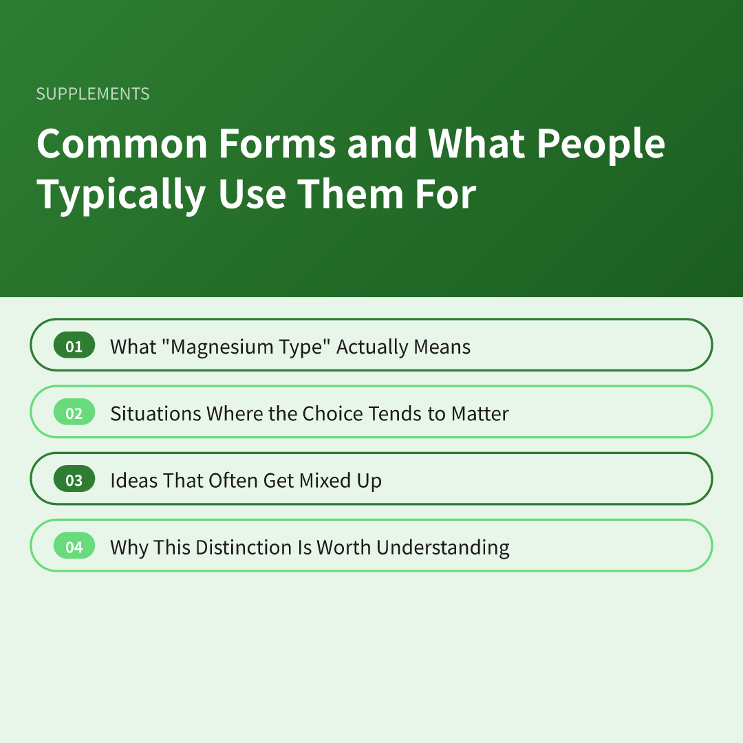 Common Forms and What People Typically Use Them For
