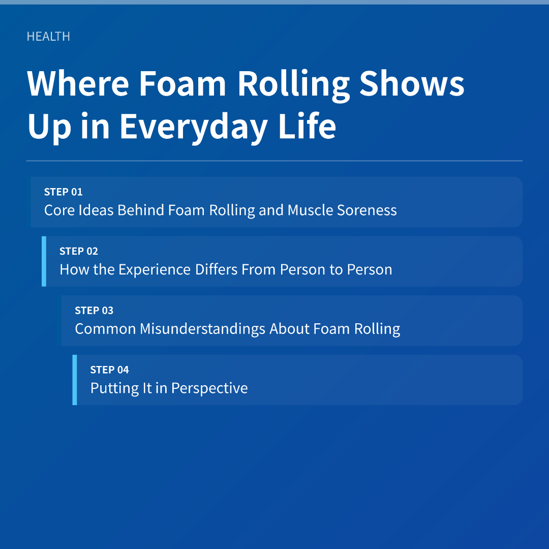 Where Foam Rolling Shows Up in Everyday Life