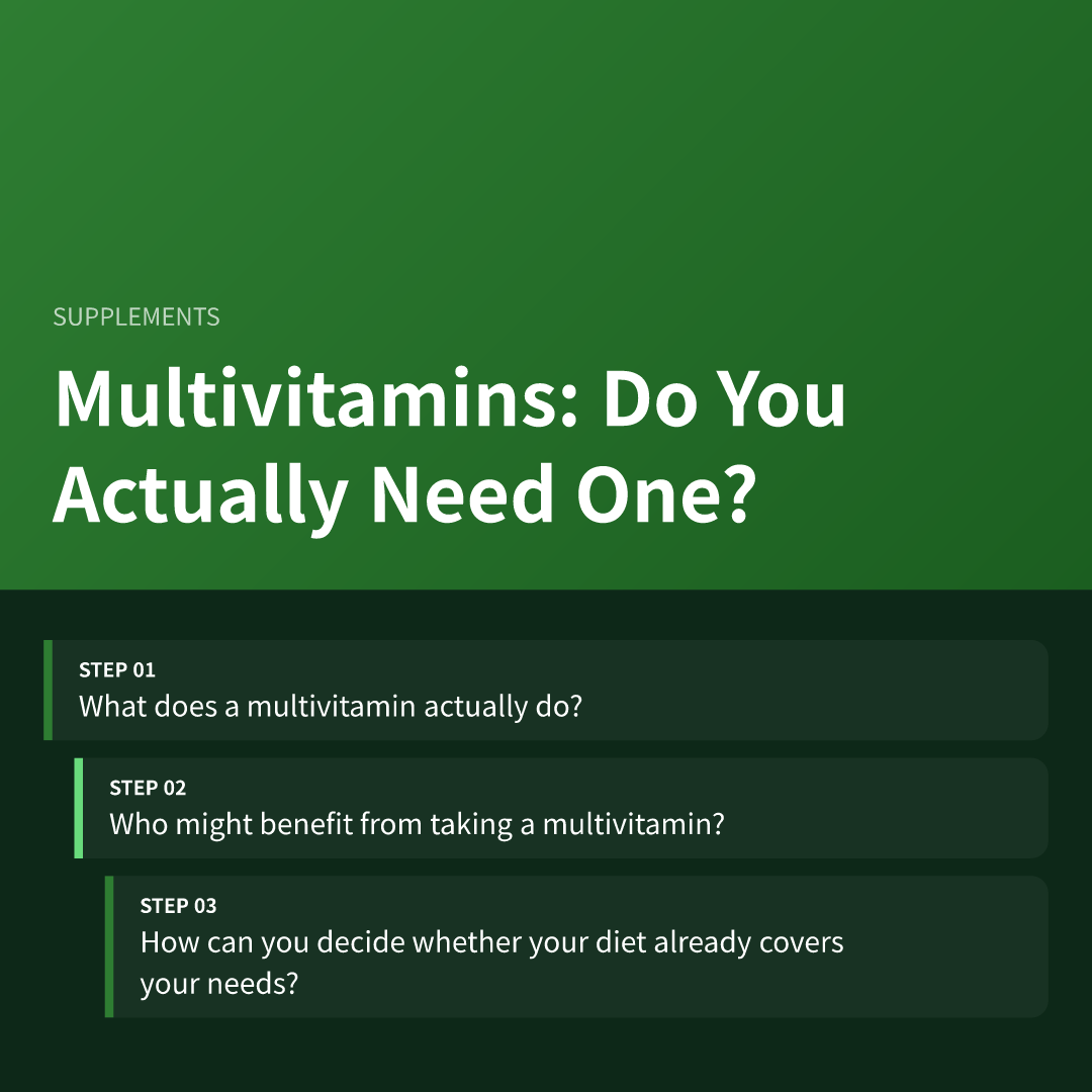 Multivitamins: Do You Actually Need One? - multivitamins do you actually need one