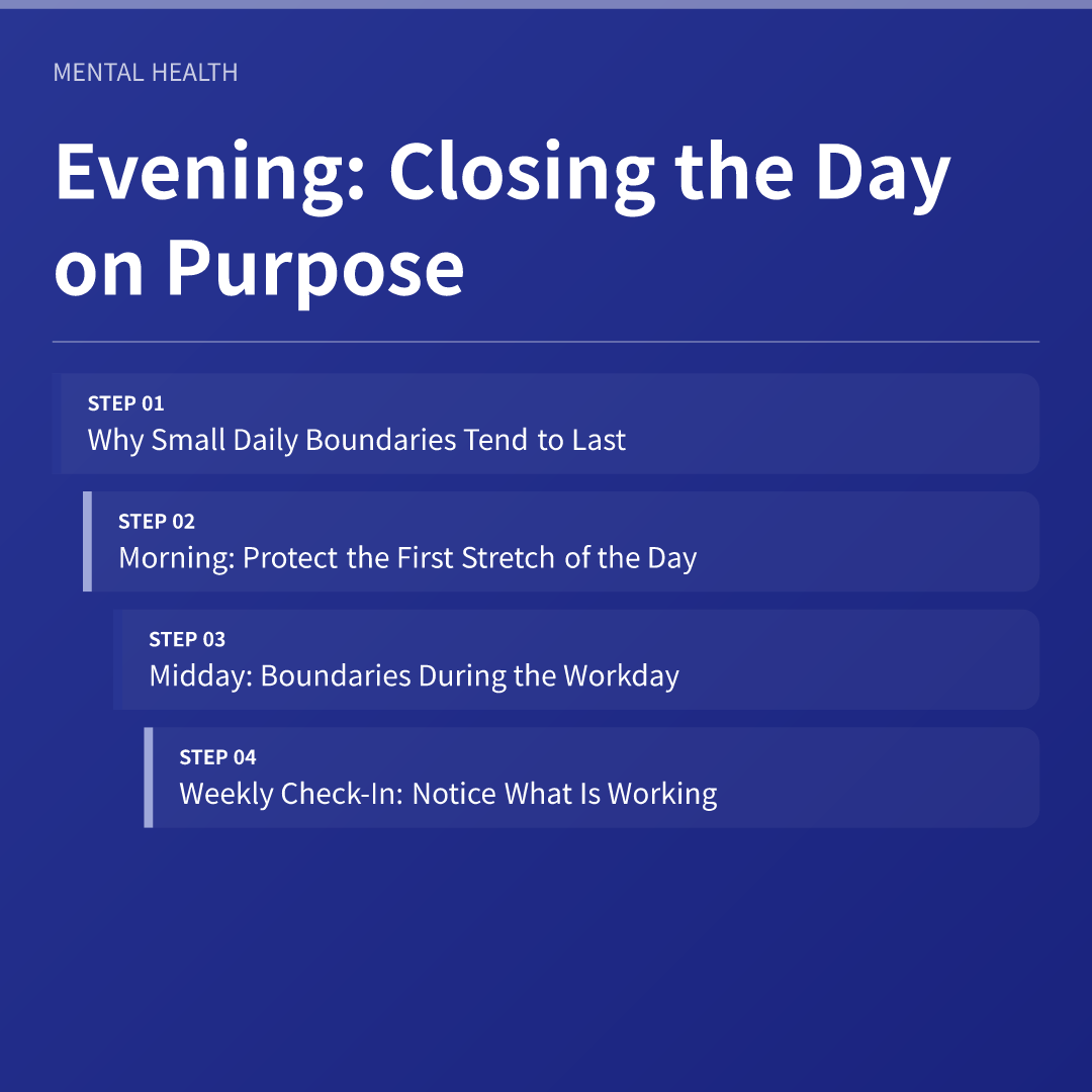 Evening: Closing the Day on Purpose