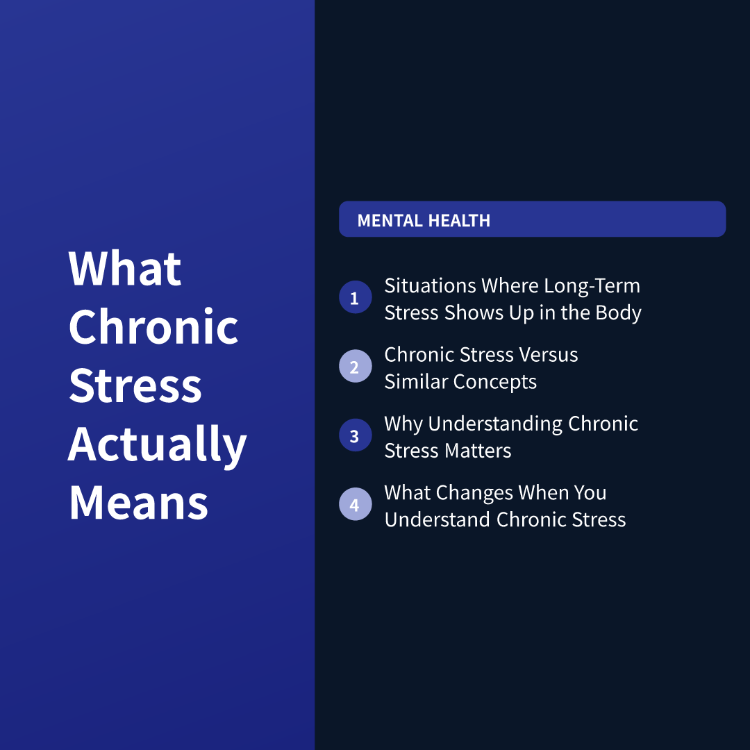 What Chronic Stress Actually Means