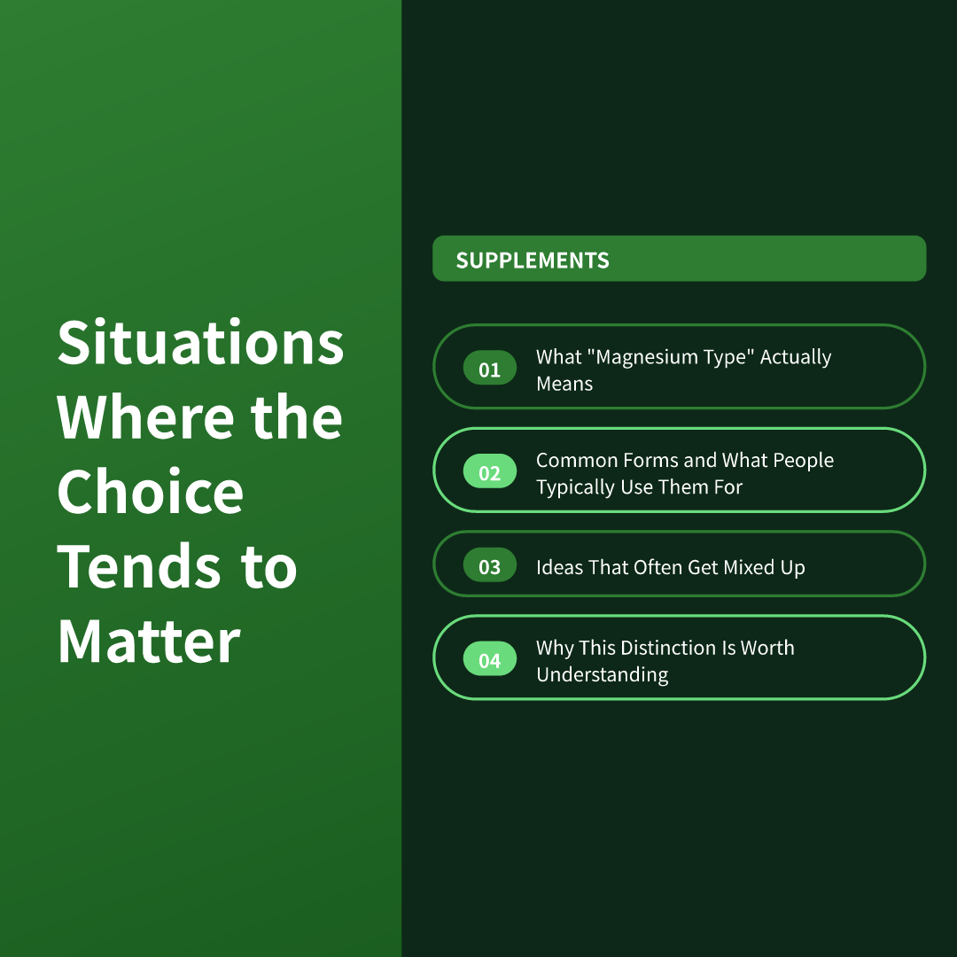Situations Where the Choice Tends to Matter
