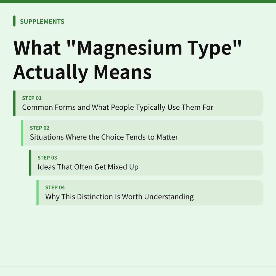 What "Magnesium Type" Actually Means
