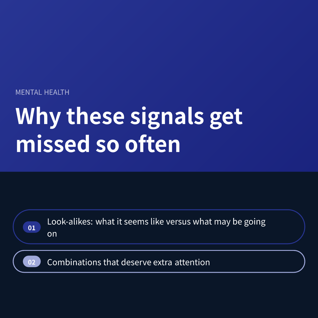 Why these signals get missed so often