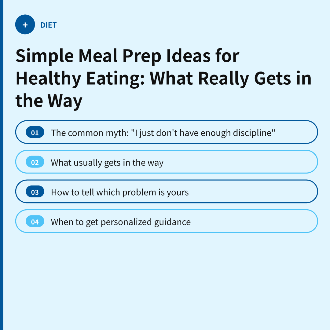 Simple Meal Prep Ideas for Healthy Eating: What Really Gets in the Way - simple meal prep ideas for healthy eating