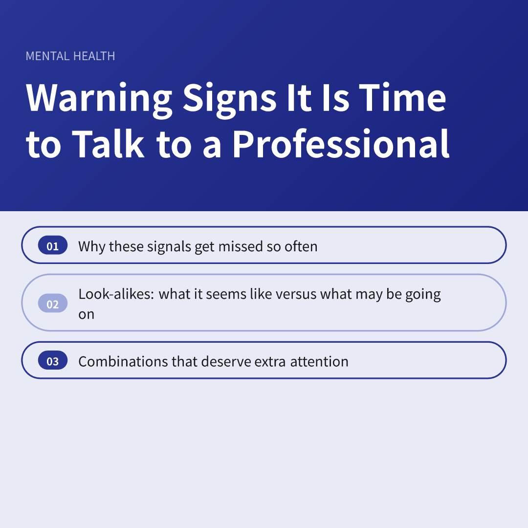 Warning Signs It Is Time to Talk to a Professional - warning signs it is time to talk to a professional