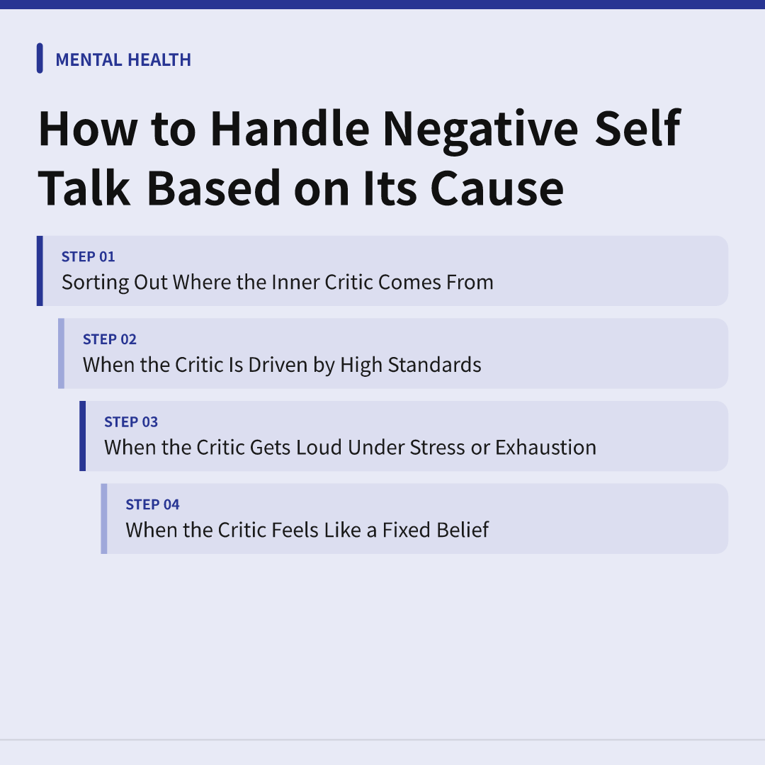 How to Handle Negative Self Talk Based on Its Cause - how to handle negative self talk