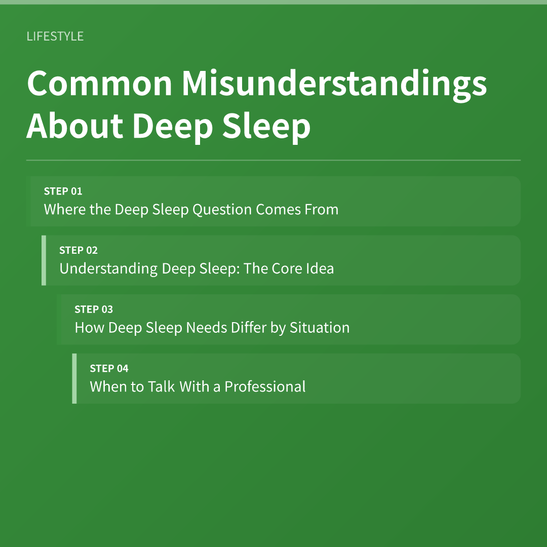 Common Misunderstandings About Deep Sleep