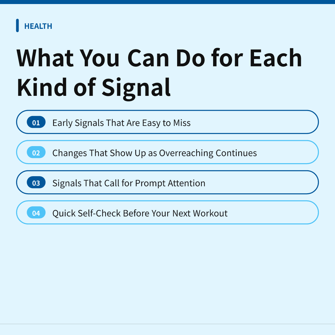 What You Can Do for Each Kind of Signal