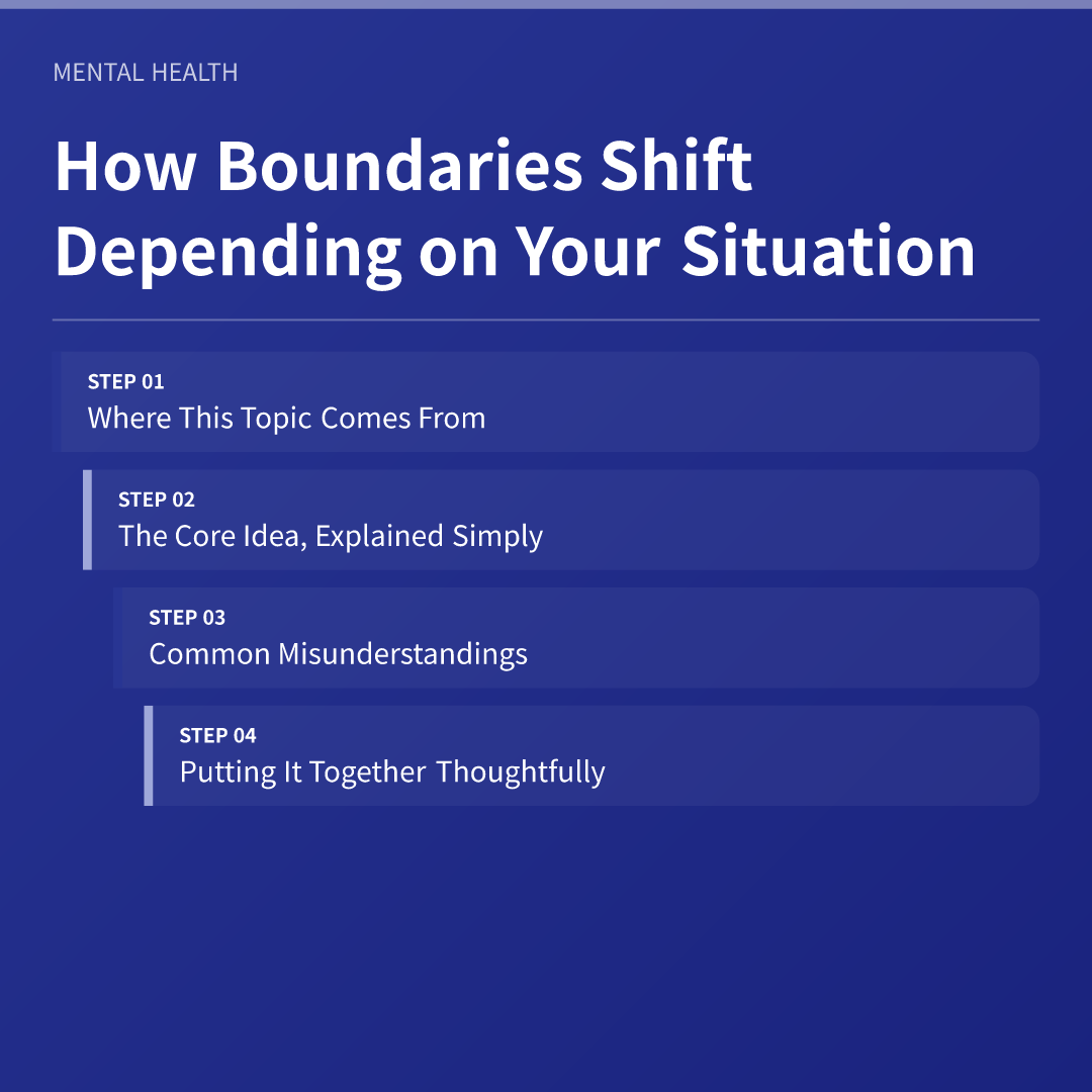 How Boundaries Shift Depending on Your Situation