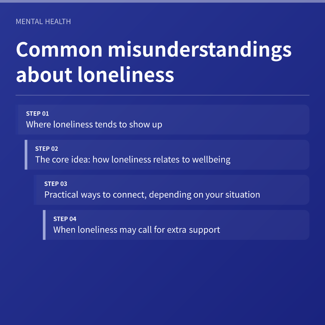 Common misunderstandings about loneliness