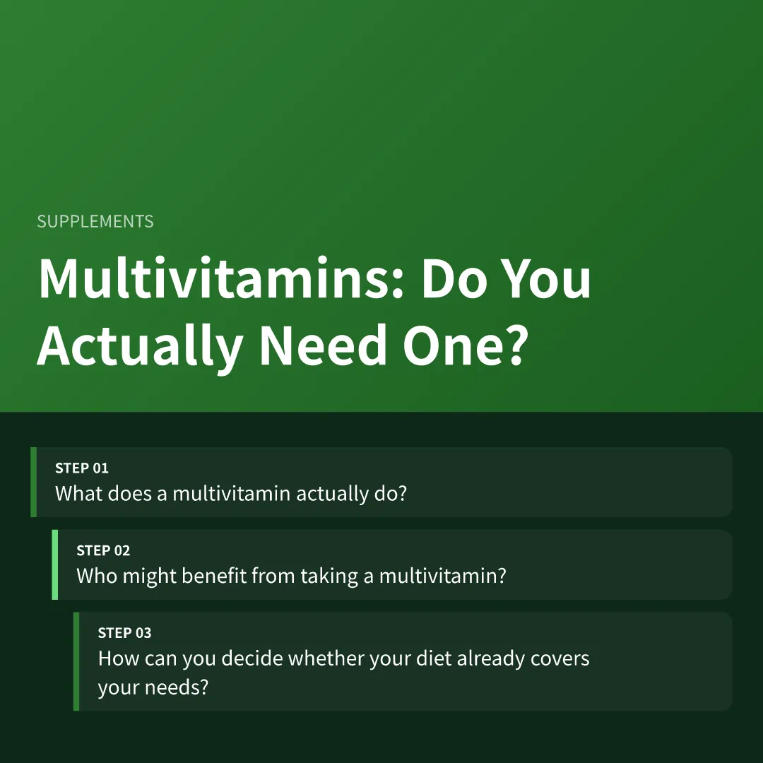Multivitamins: Do You Actually Need One? - multivitamins do you actually need one