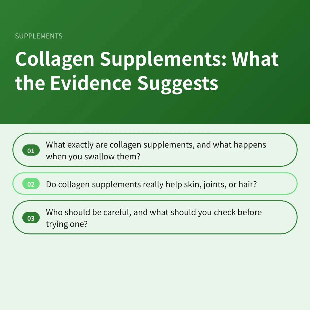 Collagen Supplements: What the Evidence Suggests - collagen supplements what the evidence suggests