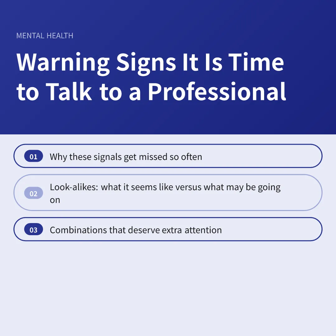Warning Signs It Is Time to Talk to a Professional - warning signs it is time to talk to a professional