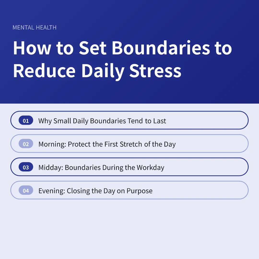 How to Set Boundaries to Reduce Daily Stress - how to set boundaries to reduce daily stress