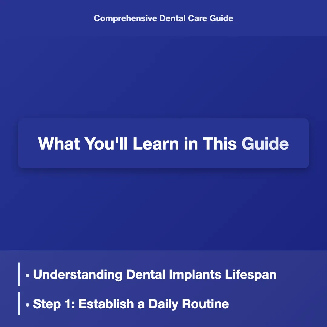 What You'll Learn in This Guide - dental implants lifespan explained