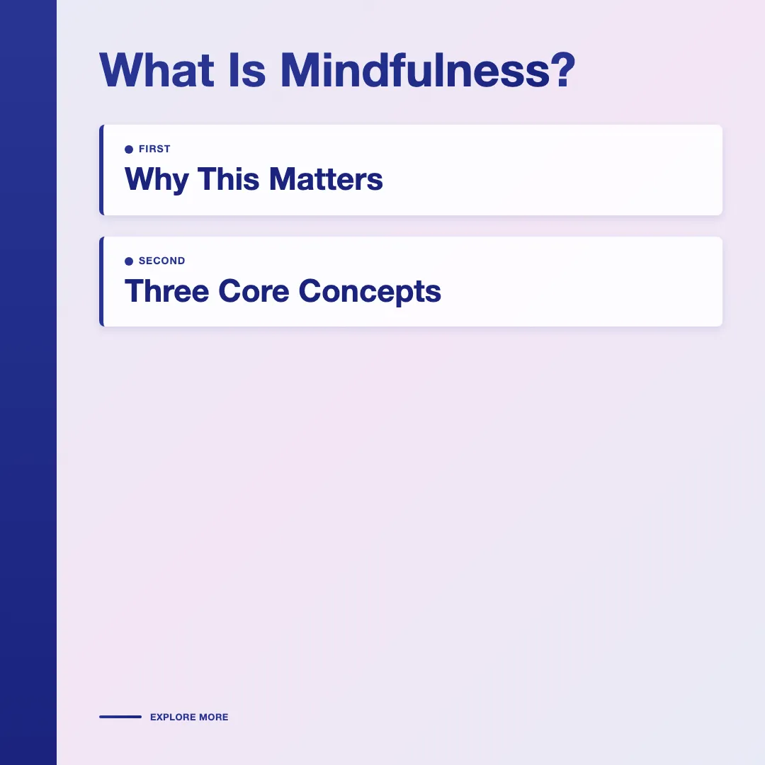 What Is Mindfulness? - mindfulness for beginners