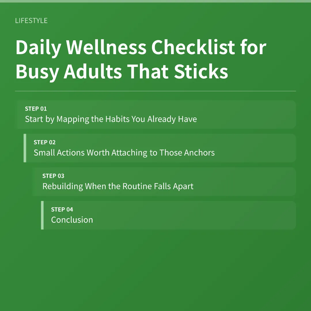 Daily Wellness Checklist for Busy Adults That Sticks - daily wellness checklist for busy adults