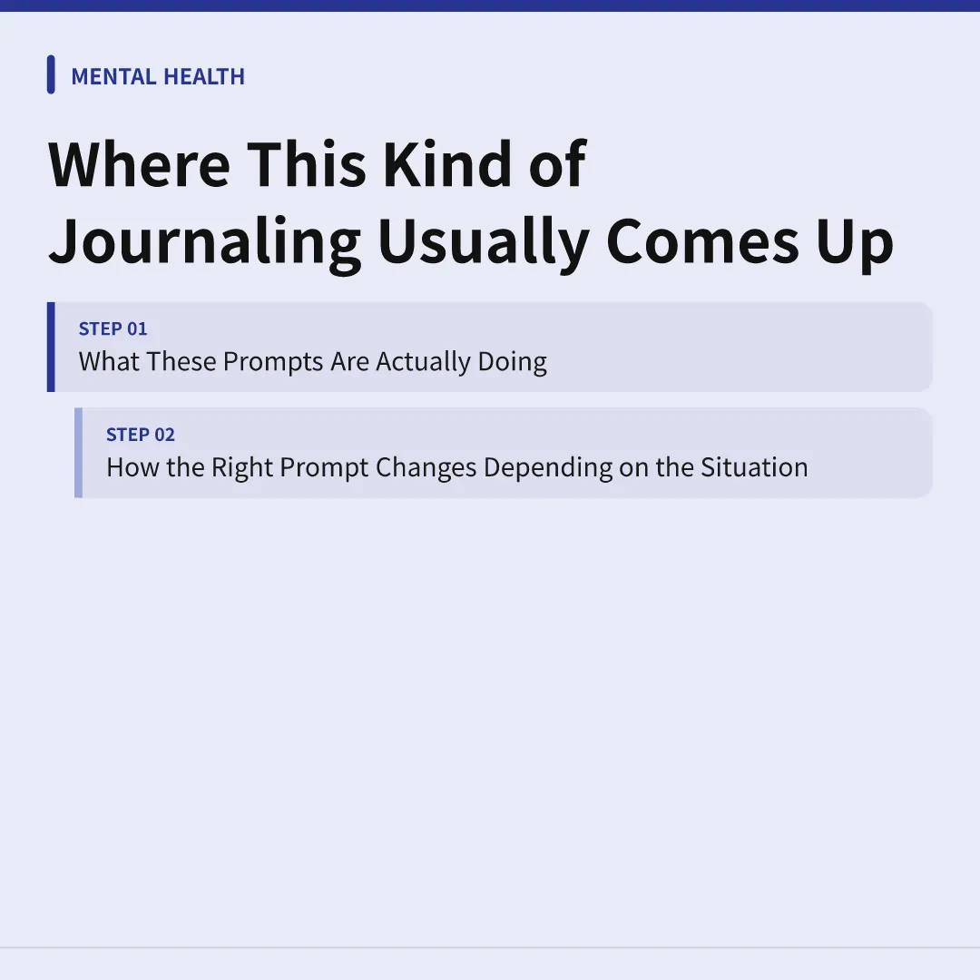 Where This Kind of Journaling Usually Comes Up - journaling prompts for stress relief