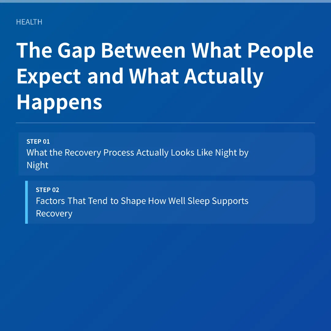 The Gap Between What People Expect and What Actually Happens - how sleep affects muscle recovery