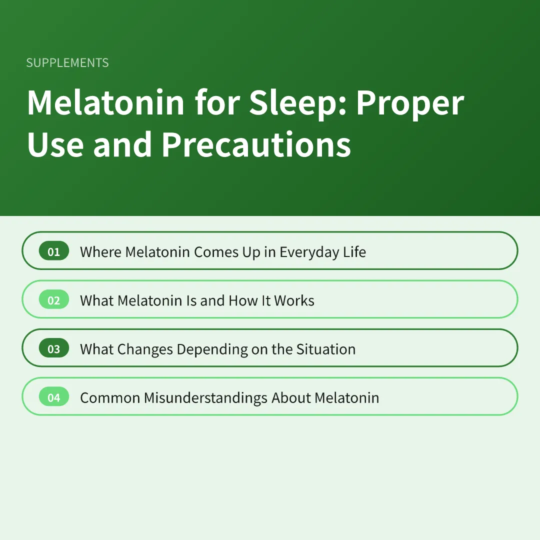 Melatonin for Sleep: Proper Use and Precautions - melatonin for sleep proper use and precautions