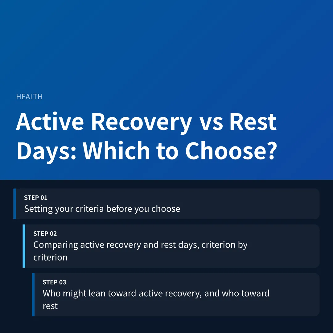 Active Recovery vs Rest Days: Which to Choose? - active recovery vs rest days which to choose