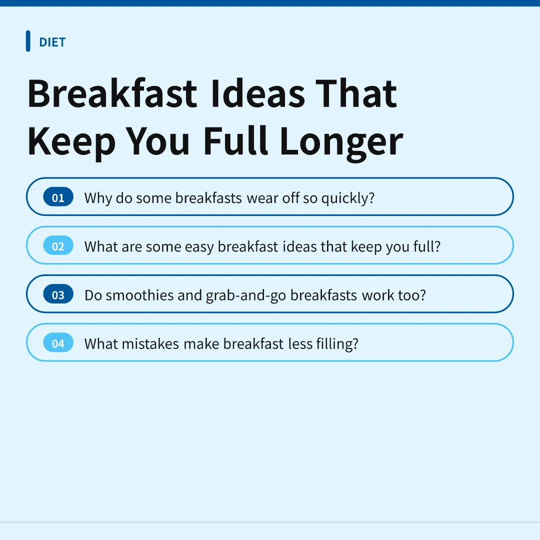 Breakfast Ideas That Keep You Full Longer - breakfast ideas that keep you full longer